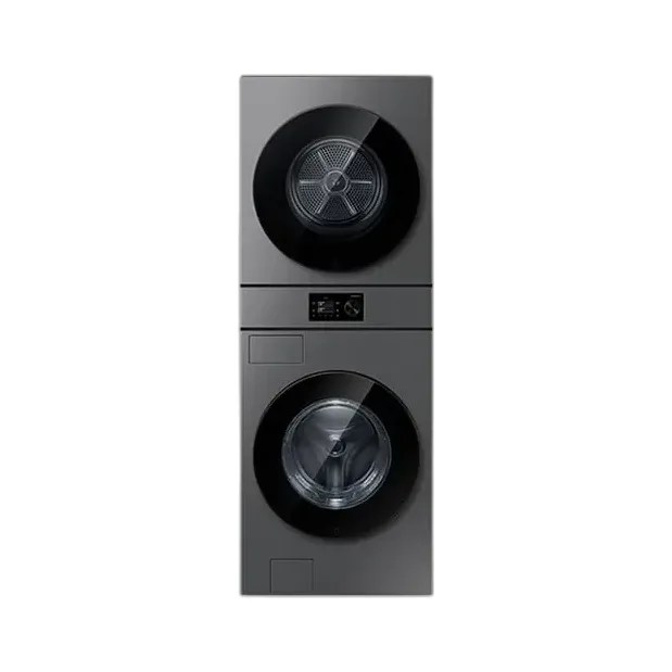 삼성 NEW 비스포크 AI 원바디 세탁기(24kg)+건조기(20kg) 1등급 다크스틸 WH80H2420GBHS